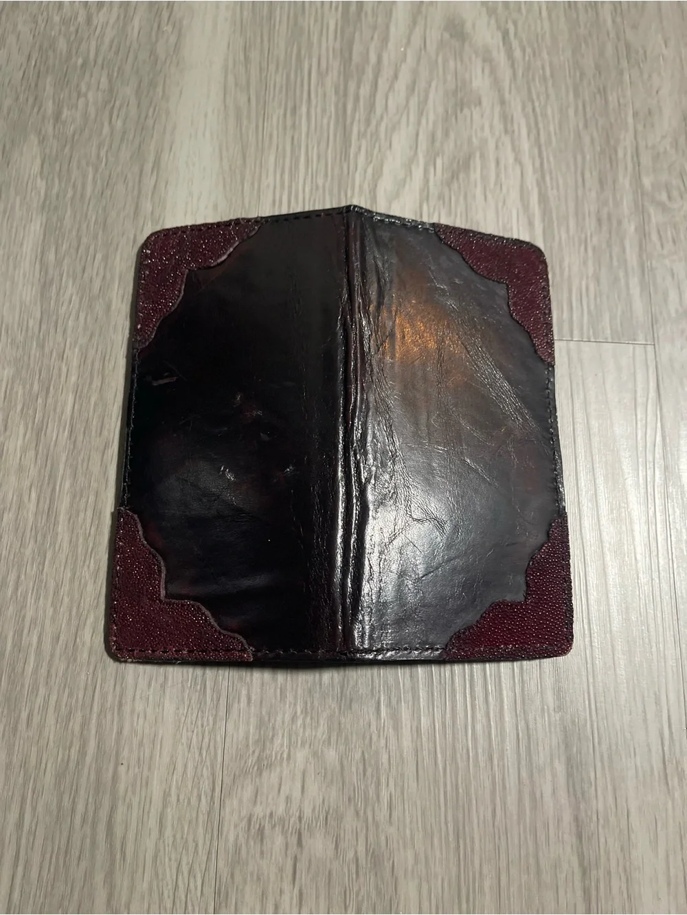 Leather Western Bifold Card Holder